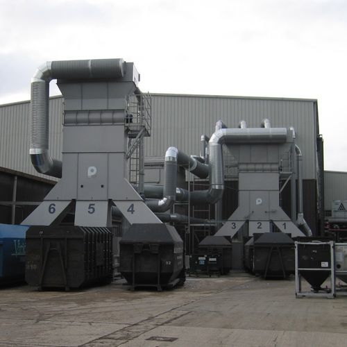 Zellenradschleuse für pneumatische Förderung - Paramount Waste Extraction Limited - für Müll / Schwerkraft / elektrisch betrieben