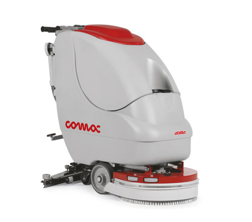 Handgeführte Scheuersaugmaschine - Abila - Comac spa - batteriebetrieben / kompakt