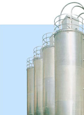 Silo mit konischem Boden - E Series - Eurofim - Edelstahl / Aluminium / für Industrieanwendungen