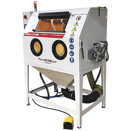 Injektor-Strahlkabine - DrumBlast  - FerroECOBlast - manuell / Trommel / Edelstahl