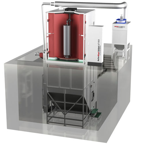 Automatische Sandstrahlanlage - BoilerBlast Orbital ECO - FerroECOBlast - Druck