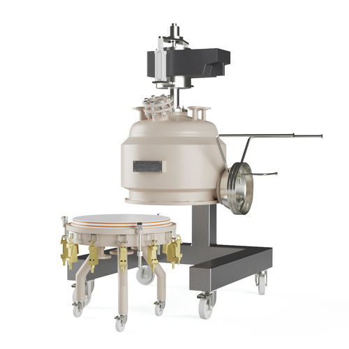 Nutschen-Filtertrockner - SimpleFilter™ - Powder Systems Limited (PSL) - Flüssigkeit / für Feststoffe / Sintergewebe