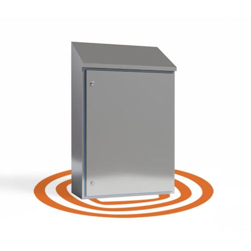 Elektrogehäuse für Hygieneanwendungen - HE series - häwa GmbH - Verteilung / wandmontiert / Edelstahl