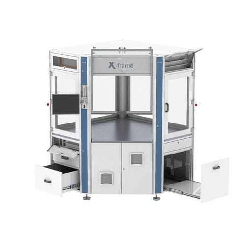 Achteckiges Maschinengestell - X-frame - häwa GmbH - sechseckig / für Rundtaktsystem