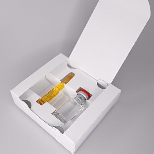 Verpackungsbox für Pharmaprodukte - Körber Pharma - Karton / für Spritzen / Einwegspritzen