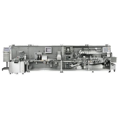 Seitlicher Kartonierer - P series - Körber Pharma - für die Pharmaindustrie / mit hoher Drehzahl / kompakt