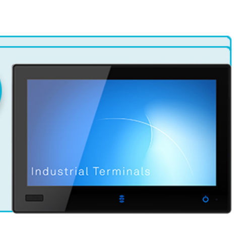 Multi-Touch-Screen-Terminal - MES9000 - ads-tec - kapazitive Projektionstechnologie / mit VESA-Montage / Tischmodell