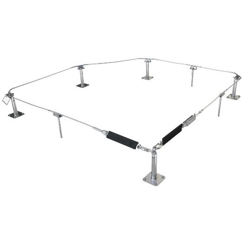 Horizontale Rettungsleine - ABS-Lock SYS II - SafetyConcept s.a. - Fallschutz / für Arbeiten in großen Höhen / schwebend