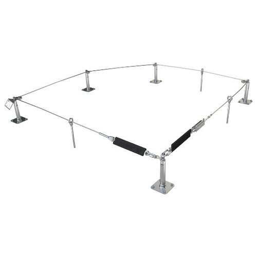 Horizontale Rettungsleine - ABS-Lock SYS IV - SafetyConcept s.a. - Fallschutz / für Arbeiten in großen Höhen / schwebend