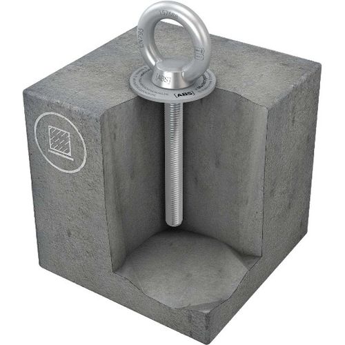 Edelstahl-Fallschutzanker - ABS-Lock IV-B - SafetyConcept s.a. - für Stahl / Beton