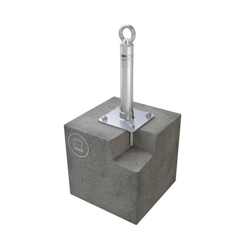 Edelstahl-Fallschutzanker - ABS-Lock X-SR-B-A - SafetyConcept s.a. - für Dach / Beton