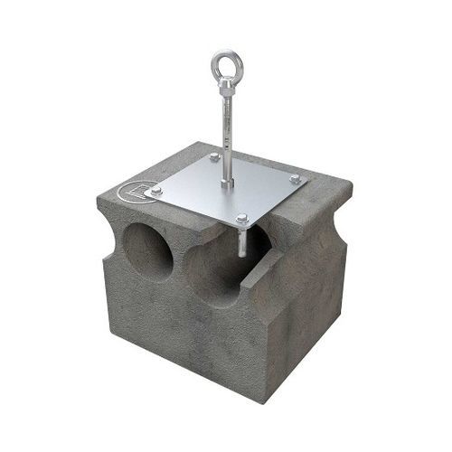 Edelstahl-Fallschutzanker - ABS-Lock X-SR-HD - SafetyConcept s.a. - für Dach / Beton
