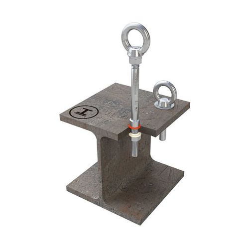 Edelstahl-Fallschutzanker - ABS-Lock III-ST - SafetyConcept s.a. - für Stahl / für Dach