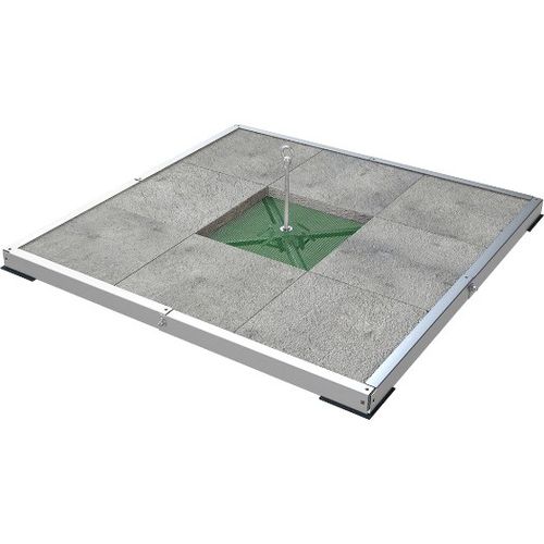Gegengewicht-Fallschutzanker - ABS Weight OnTop Simple - SafetyConcept s.a. - Edelstahl / Aluminium / Beton