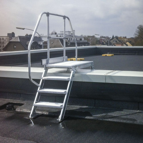 Aluminium-Laufsteg - SafetyConcept s.a. - galvanisiertem Stahl / Edelstahl