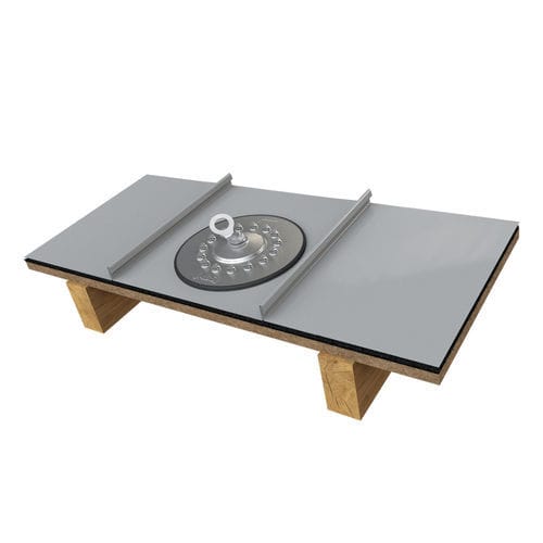 Edelstahl-Fallschutzanker - ABS-Lock Falz-H - SafetyConcept s.a. - Aluminium / für Holz
