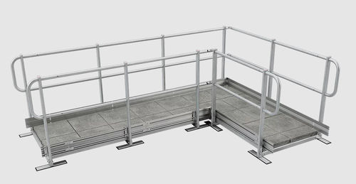 Aluminium-Laufsteg - SafetyConcept s.a. - Stahl / galvanisiertem Stahl / nachhaltig
