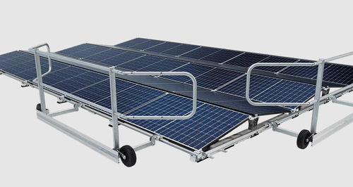 Klappbares Schutzgeländer - ABS-Solar Guard Mobile - SafetyConcept s.a. - Aluminium