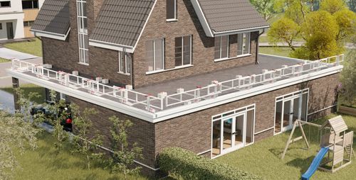 Temporäres Schutzgeländer - Mobile - SafetyConcept s.a. - Beton / Aluminium / für Baustellen