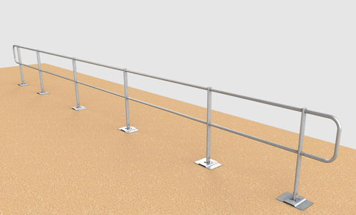 Temporäres Schutzgeländer -  Holz - SafetyConcept s.a. - Aluminium / Holz