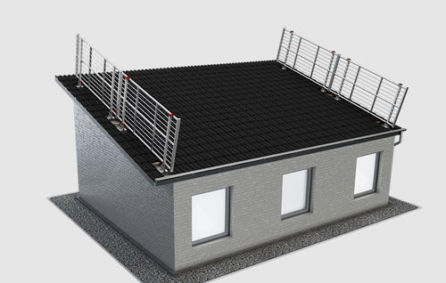 Temporäres Schutzgeländer - Pro Boards - SafetyConcept s.a. - Aluminium / ABS / für Baustellen