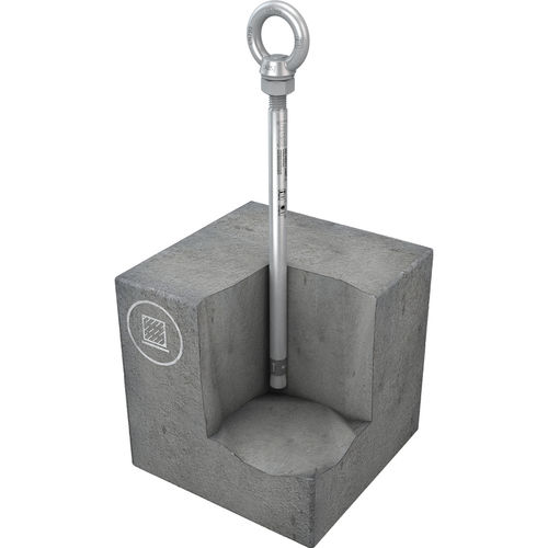 Edelstahl-Fallschutzanker - ABS-Lock III-BE-Pro - SafetyConcept s.a. - für Dach / Beton