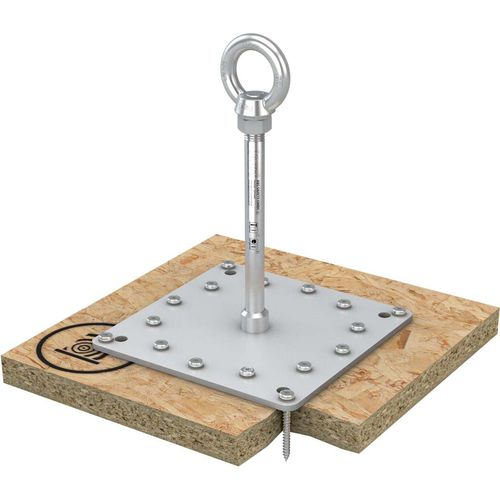 Edelstahl-Fallschutzanker - ABS-Lock X-H-16 - SafetyConcept s.a. - für Holz