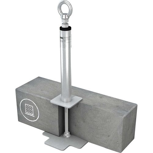 Edelstahl-Fallschutzanker - ABS-Lock X-Durch - SafetyConcept s.a. - Beton