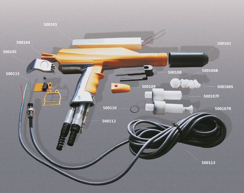 Pulverpistole - Colo-03 Powder Coating Gun - Hangzhou color powder coating equipment ltd - für Farbe / manuell