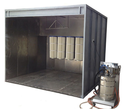 Offene Lackierkabine - COLO-S3512 - Hangzhou color powder coating equipment ltd - für Einzelteile / Filterung