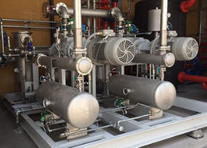 Geschmiertes Vakuumaggregat - Tecnofilm SpA  - GIEFFE SYSTEMS Srl - trocken / Schrauben / Industrie