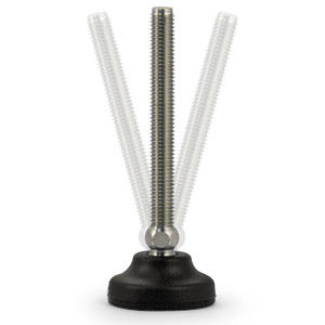 Maschinenfuß - V42Z01M050 / V42Z02M050 series - Advanced Antivibration Components - Polyamid / rutschfest / Gewinde