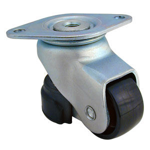 Lenkrolle - V10Z43MCM series - Advanced Antivibration Components - mit Grundplatte / einteilig / Stahl