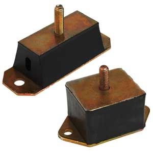 Quadratische elastische Lagerung - V12Z06MA / V12Z06MB series - Advanced Antivibration Components - rechteckig / Elastomer / Stahl