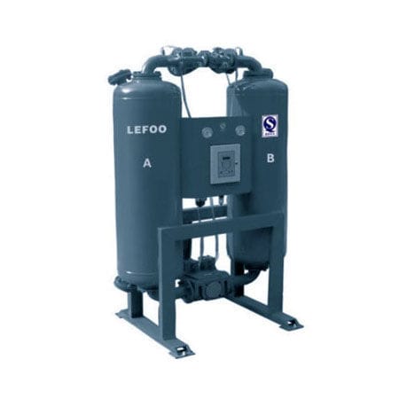 Trockner durch Adsorption - LFAD-xMXF series - ZHEJIANG LEFOO CONTROLS CO., LTD - kontinuierlich / Luft / vertikal