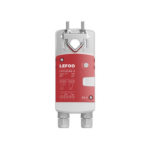 Elektrischer Klappenantrieb - LFZ10 - ZHEJIANG LEFOO CONTROLS CO., LTD - motorisiert / drehbar / Vierteldrehung