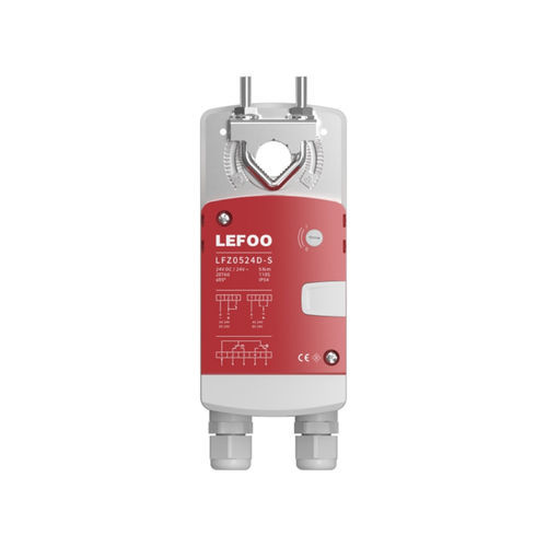 Elektrischer Klappenantrieb - LFZ05 - ZHEJIANG LEFOO CONTROLS CO., LTD - motorisiert / drehbar / Vierteldrehung
