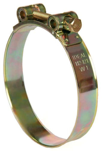 Edelstahl-Schlauchschelle - IDEAL AUTOMOTIVE AND HOSE CLAMPS - mit Drehzapfen / hochbeständig / Band