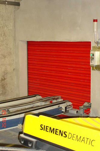 Vertikal-Schiebetür - EI2-60-90-120-180-240/PF-240 series - ALFATECO MADRID S.A. - Metall / Industrie / Brandschutz