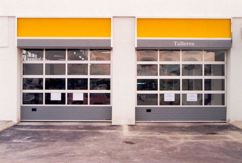 Sektionaltor - SE series  - ALFATECO MADRID S.A. - galvanisiertem Stahl / Industrie