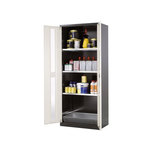 Lagerschrank - ARMPV82A - DIFOPE - auf Füßen / Schließfach / Stahl
