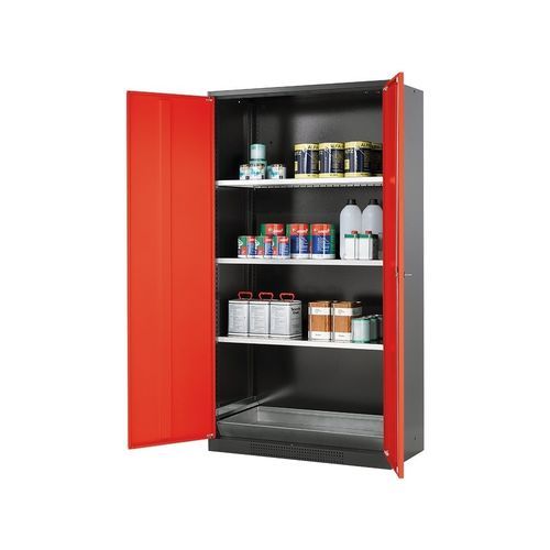 Lagerschrank - ARMPP107A - DIFOPE - auf Füßen / doppeltürig / Stahl