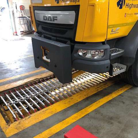Arbeitsplattform - PitProtect - KEE SAFETY  - mobil / für Baustellen / für LKW