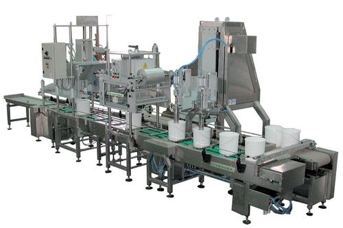 Füll- und Konfektioniermaschine / Eimer/für Flüssigkeiten - max. 360 pz/h - Procma s.r.l.
