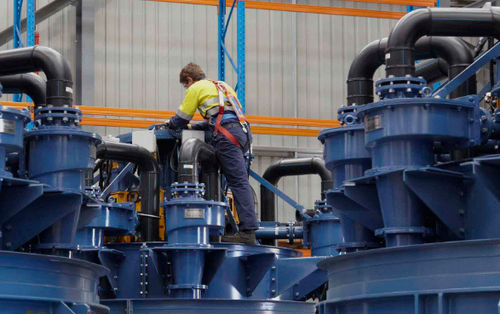 Partikelabscheider - KREBS® gMAX® - FLSmidth MAAG® Gears and drives - Zyklon / für Baustellen / densitometrisch