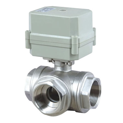 Kugelventil - L type - Taizhou Tonhe Flow Control Equipment Co.,ltd - für Wasser / Edelstahl / 3-Wege