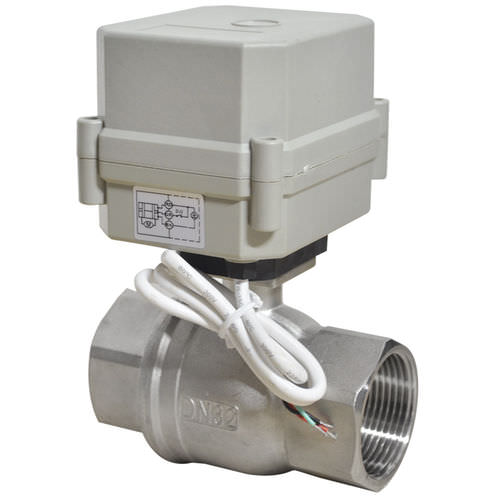 Kugelventil - T32-S2-C - Taizhou Tonhe Flow Control Equipment Co.,ltd - elektrisch betätigt / Durchsatzkontrolle / für Wasser