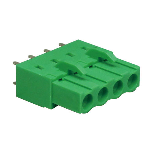 Steckbarer Klemmenblock - MF204-508 - SWITCHLAB INC. - auf DIN-Schiene / Push-in / Sicherung