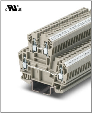 Klemmenblock auf DIN-Schiene - CDK2.5 - SWITCHLAB INC. - Durchführung / zweistufig