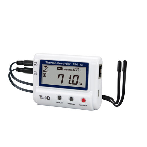 Temperatur-Datenlogger - TR-71nw - T&D Corporation - Netzwerkfähiger LAN WLAN / Bluetooth / mit Display